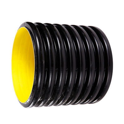 Tubo acanalado acanalado subterráneo del tubo 300m m de la alcantarilla del HDPE